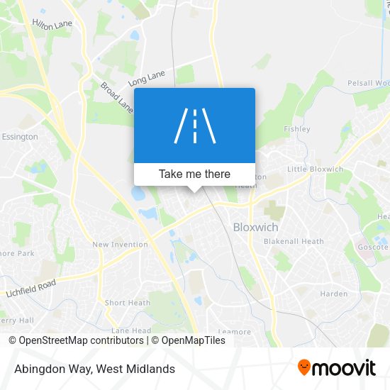 Abingdon Way map