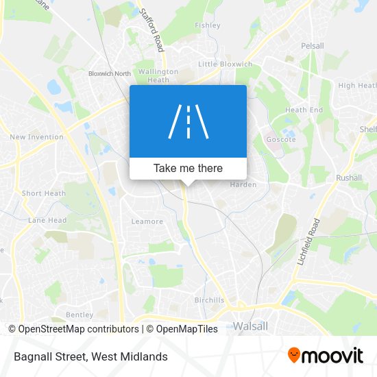 Bagnall Street map