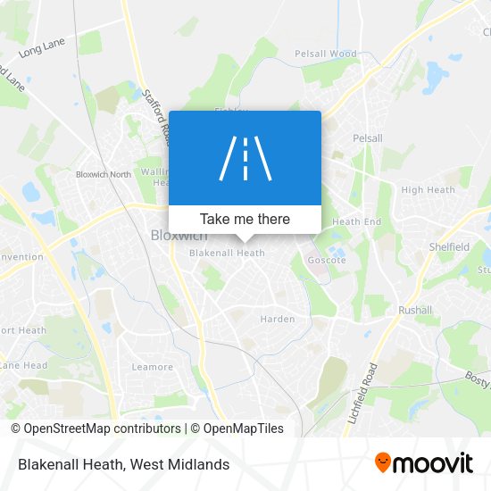 Blakenall Heath map