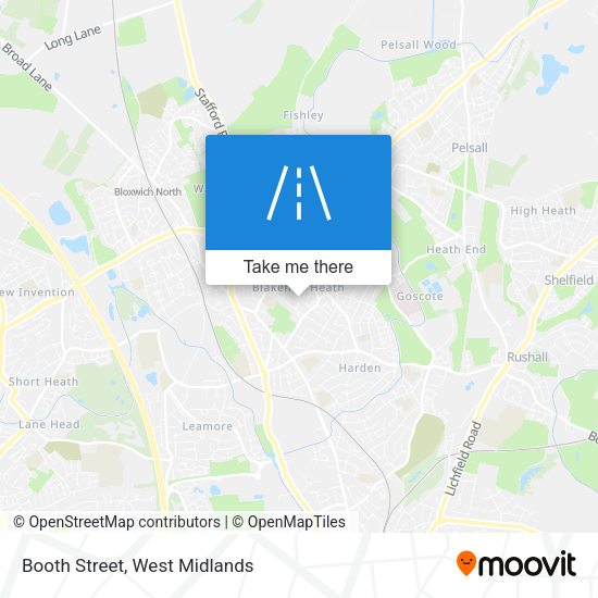 Booth Street map