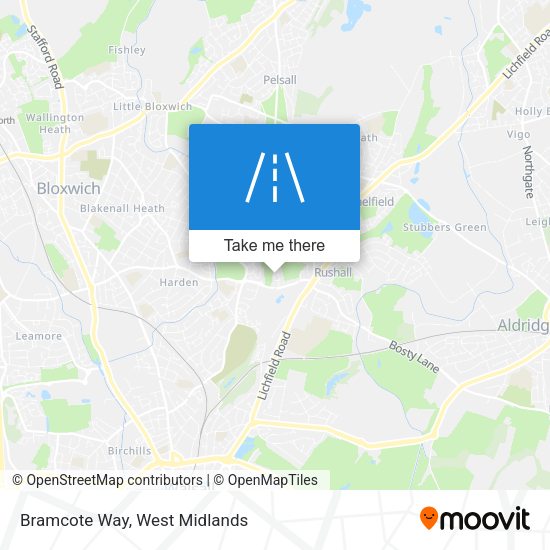 Bramcote Way map
