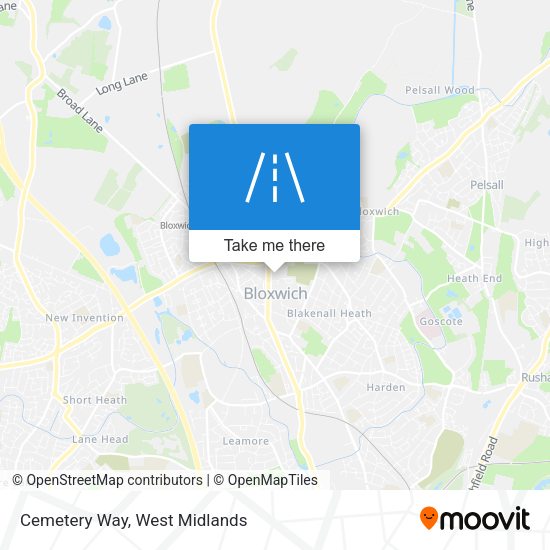 Cemetery Way map