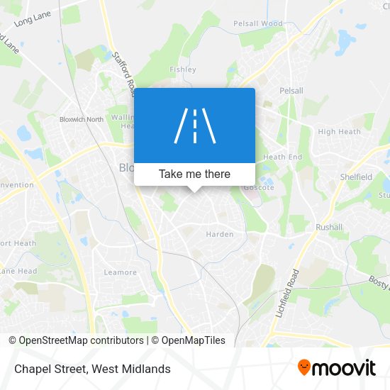 Chapel Street map