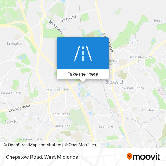 Chepstow Road map