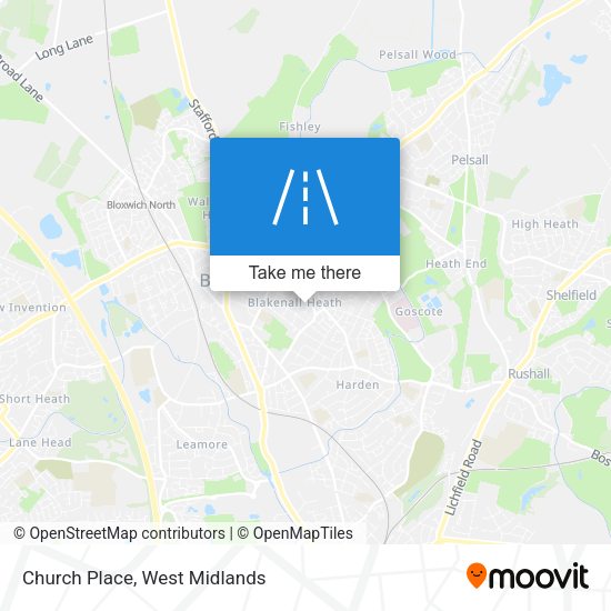 Church Place map