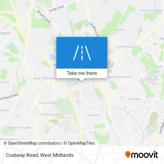 Coalway Road map