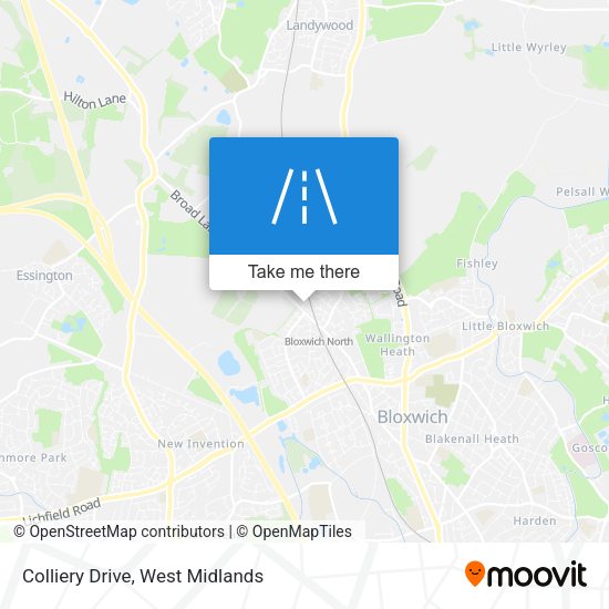 Colliery Drive map