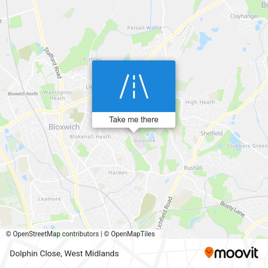Dolphin Close map