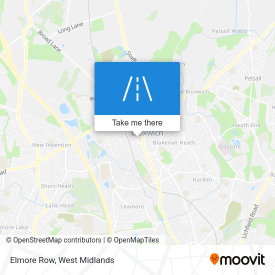 Elmore Row map
