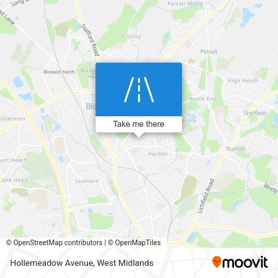 Hollemeadow Avenue map