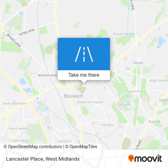Lancaster Place map