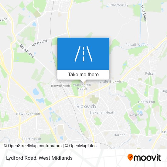 Lydford Road map