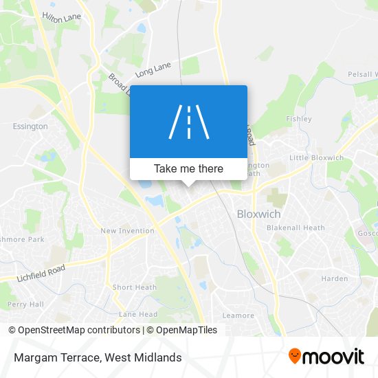 Margam Terrace map