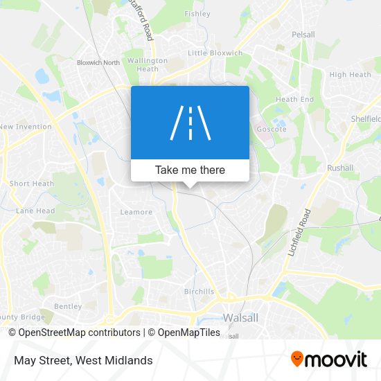 May Street map