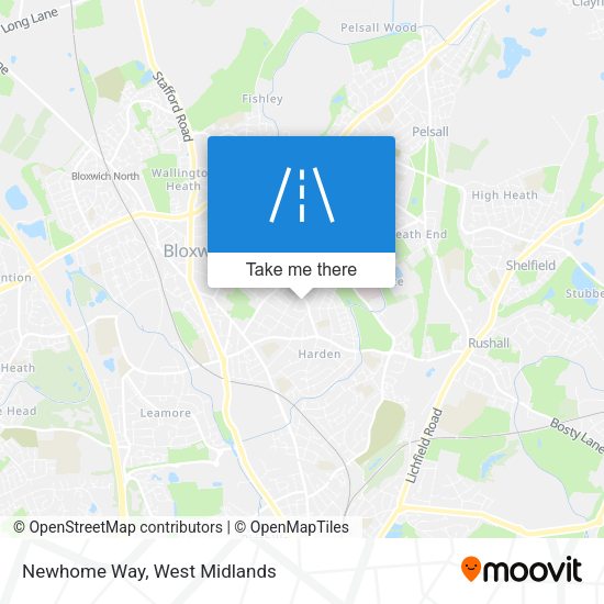 Newhome Way map