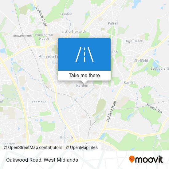 Oakwood Road map
