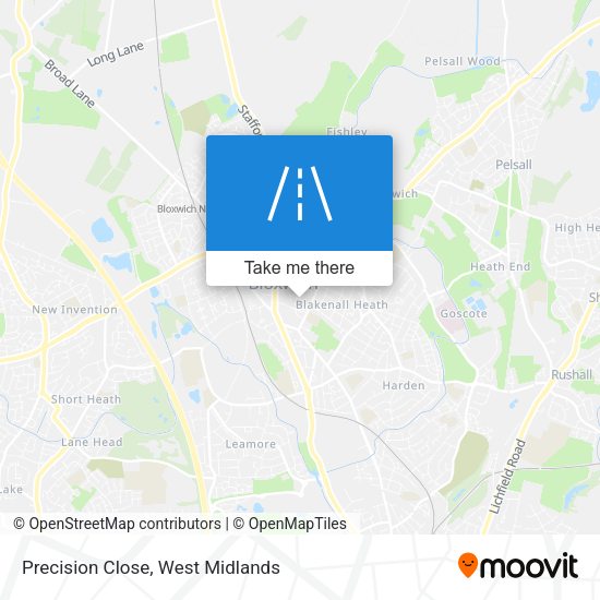 Precision Close map