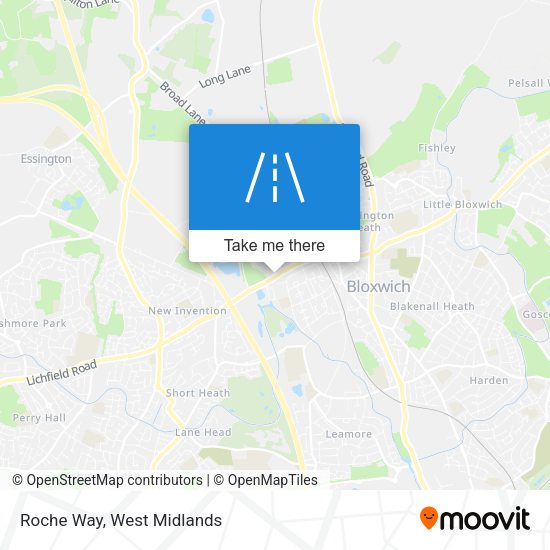 Roche Way map