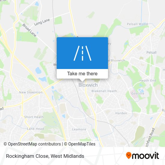 Rockingham Close map