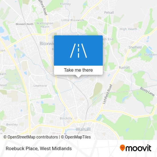 Roebuck Place map