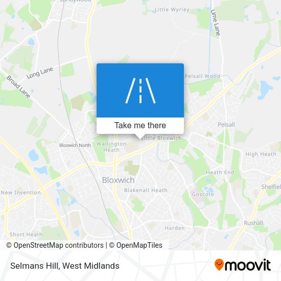 Selmans Hill map