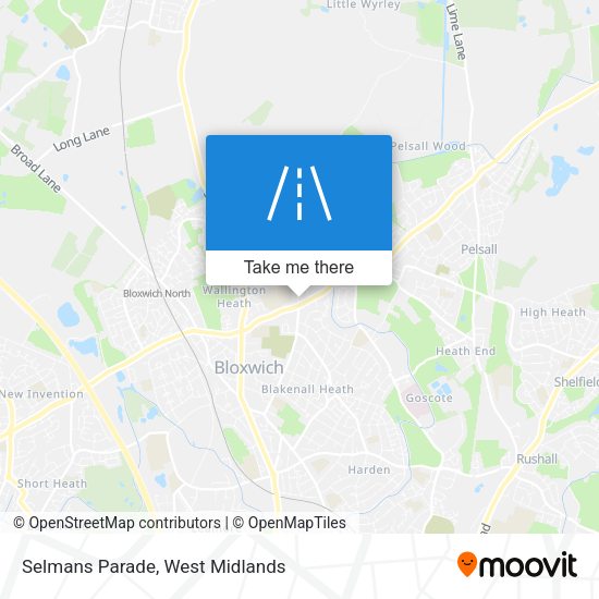 Selmans Parade map