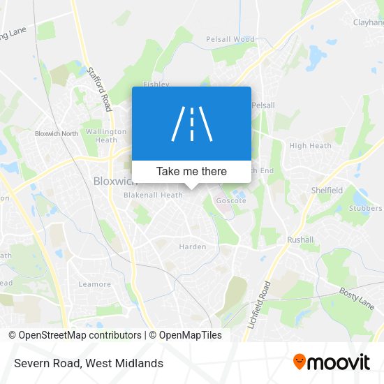 Severn Road map