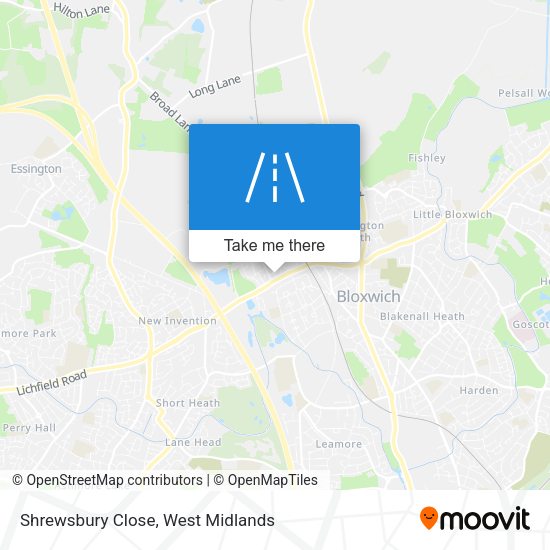 Shrewsbury Close map