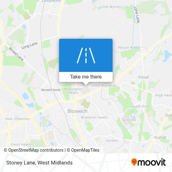 Stoney Lane map