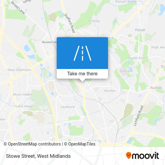 Stowe Street map