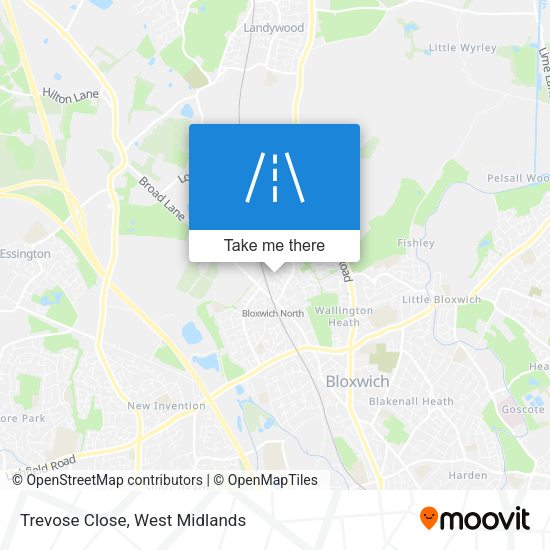 Trevose Close map