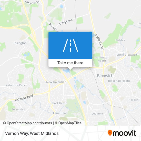 Vernon Way map