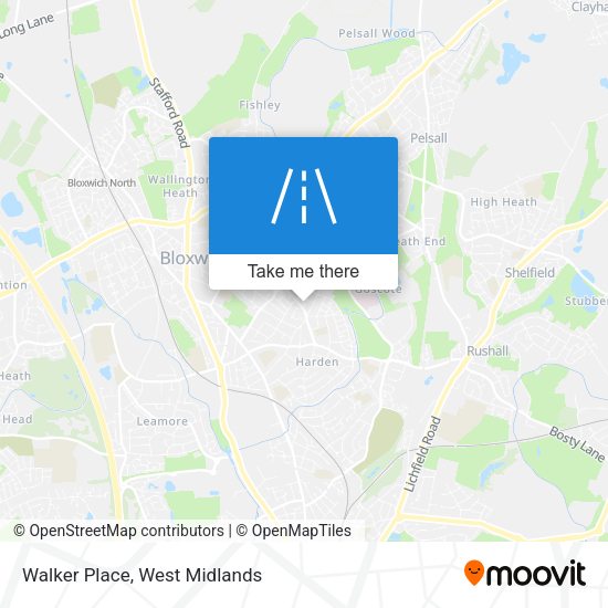 Walker Place map
