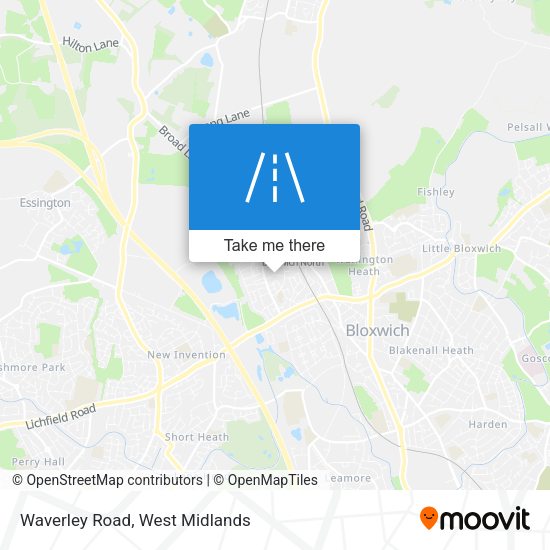 Waverley Road map