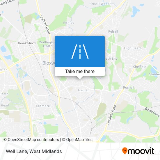 Well Lane map