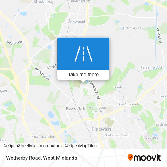 Wetherby Road map