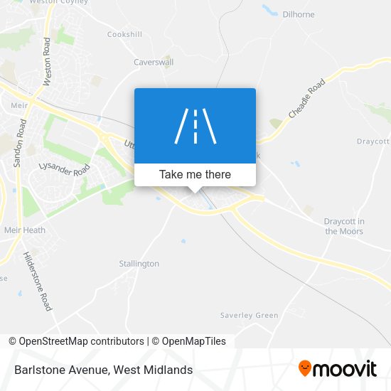Barlstone Avenue map