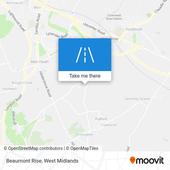 Beaumont Rise map