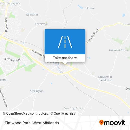 Elmwood Path map