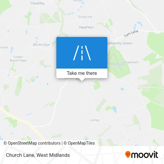 Church Lane map