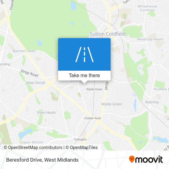 Beresford Drive map