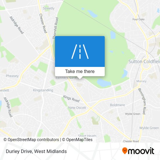 Durley Drive map