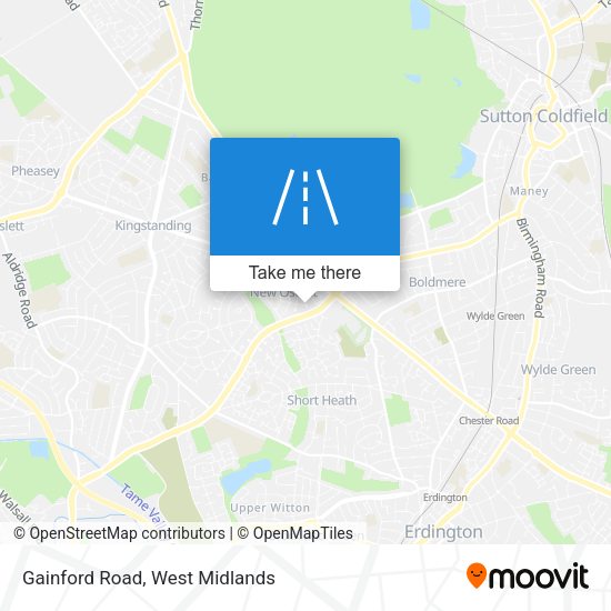 Gainford Road map