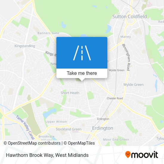 Hawthorn Brook Way map