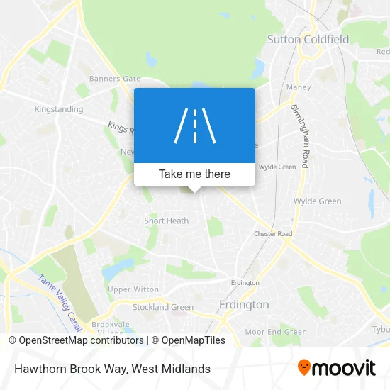 Hawthorn Brook Way map