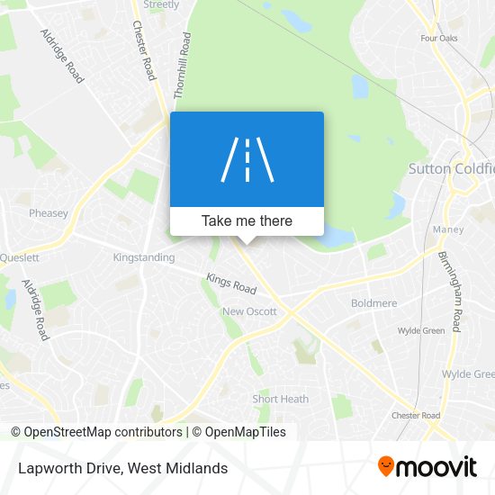 Lapworth Drive map