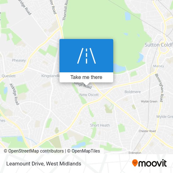 Leamount Drive map