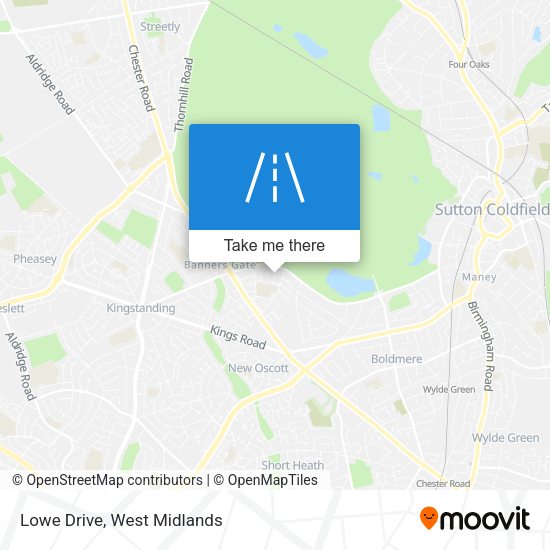 Lowe Drive map
