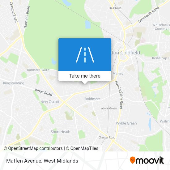 Matfen Avenue map