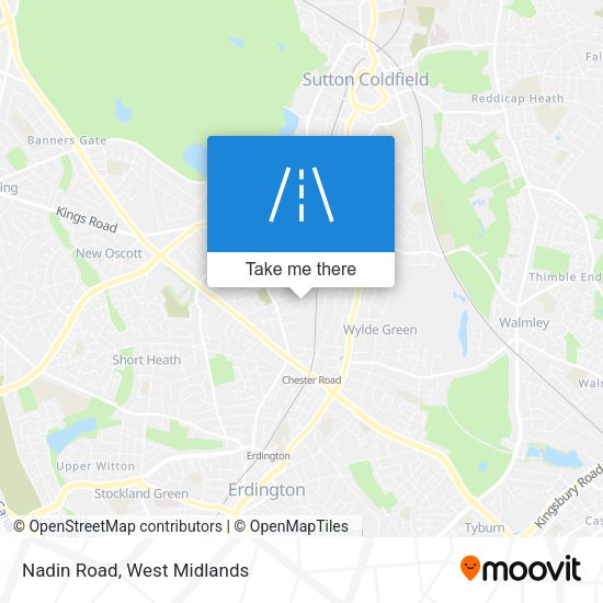Nadin Road map